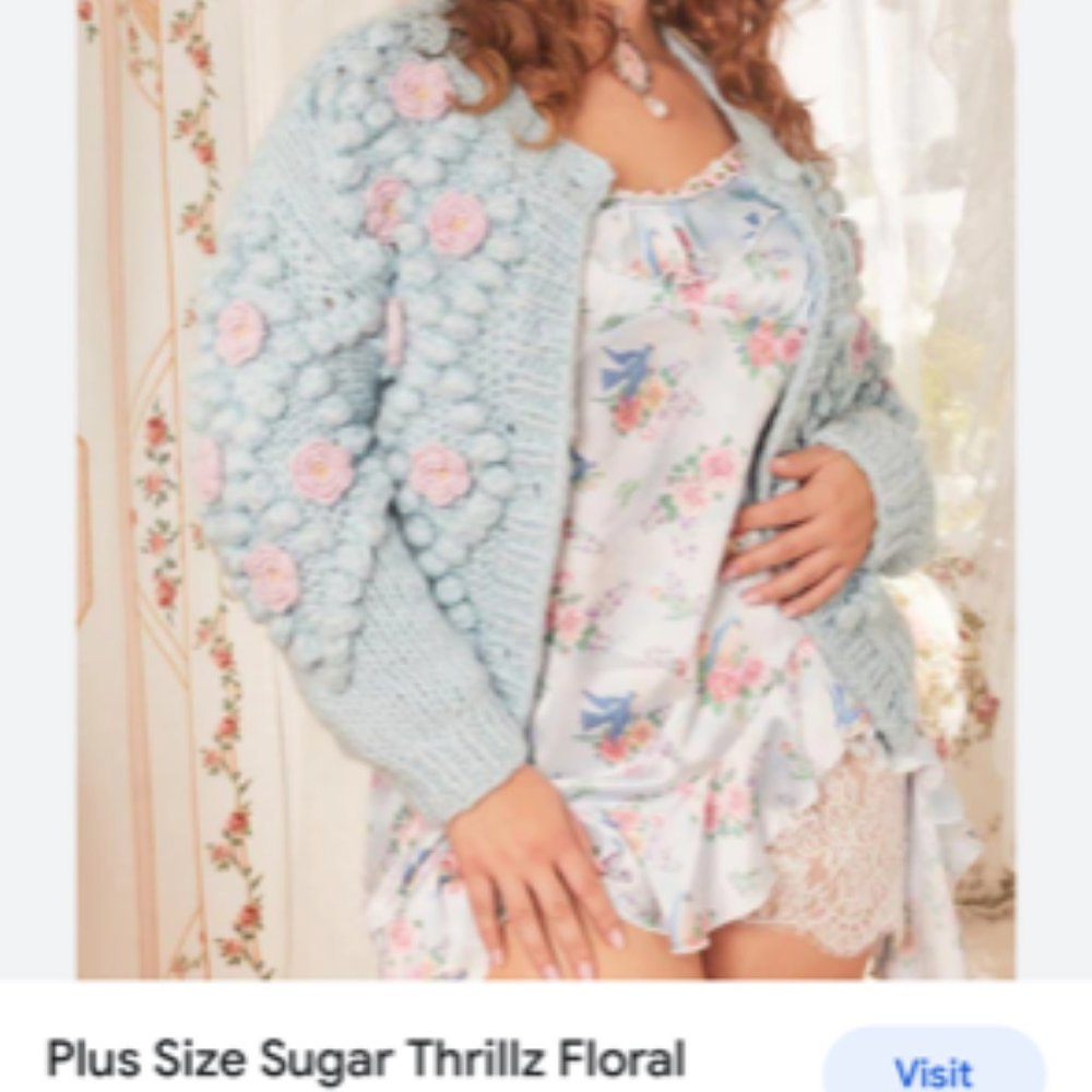 Doll Kills Knit Sweater  size S